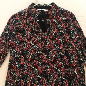 Zara Flower Blouse with Ties